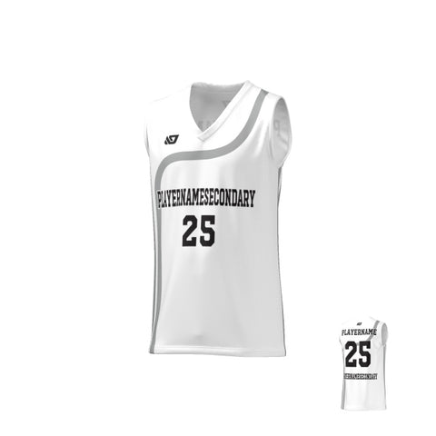 Basketball Jersey Pipes - White