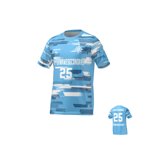 Flight Jersey Glitch - Sky Blue