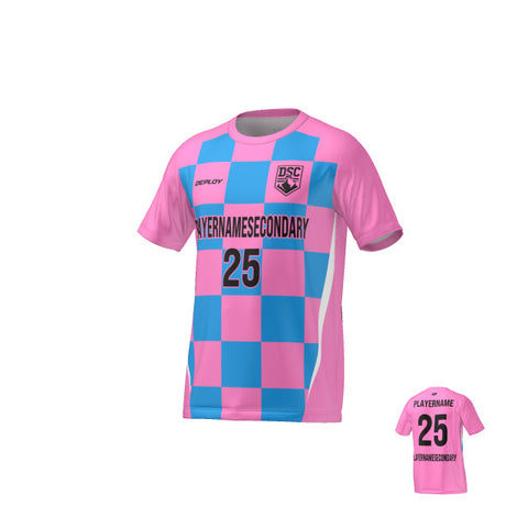 Flight Jersey Checkers - Pink
