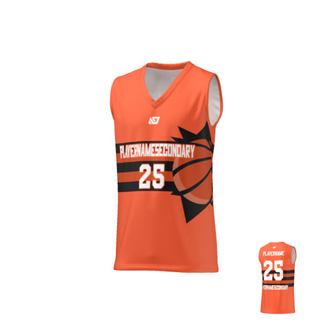 Basketball Jersey Sun - Orange