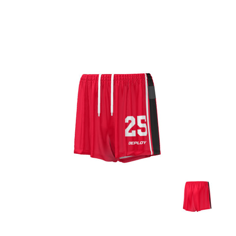 Oz Tag Shorts Stripes - Red - Adult