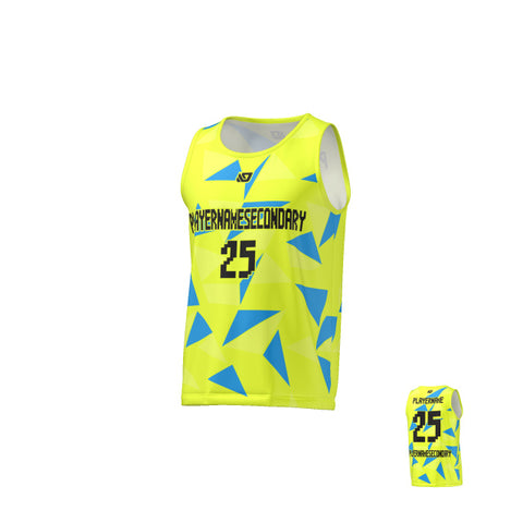 Flight Singlet Fragments - Neon Yellow