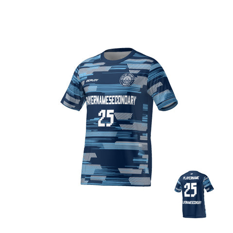 Flight Jersey Glitch - Navy