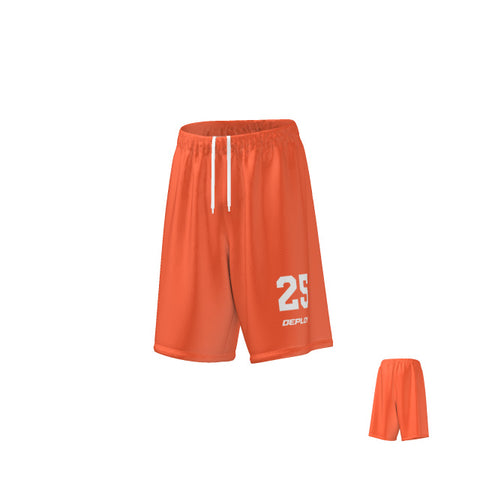 Basketball Shorts Plain - Orange