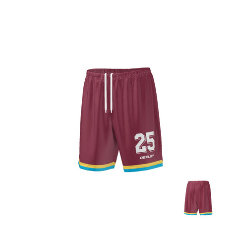 STRIDE SHORTS 8 - MAROON