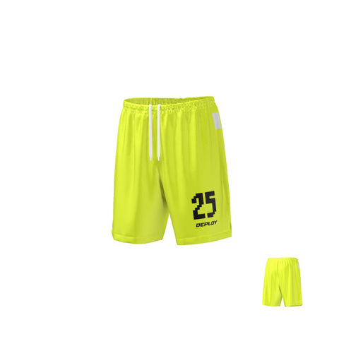 Oz Tag Shorts Plain - Neon Yellow