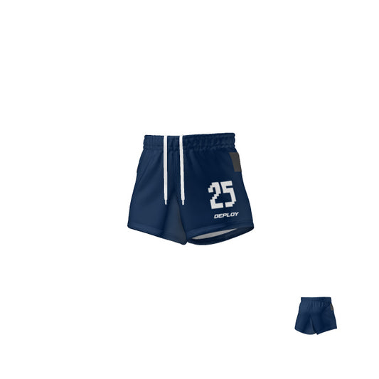Oz Tag Shorts Plain - Navy - Youth