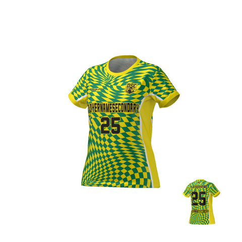 Flight Jersey Womens Warped - Yellow