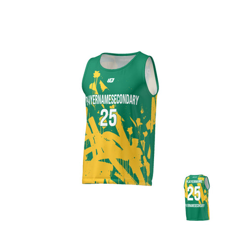 Flight Singlet Graffiti - Green