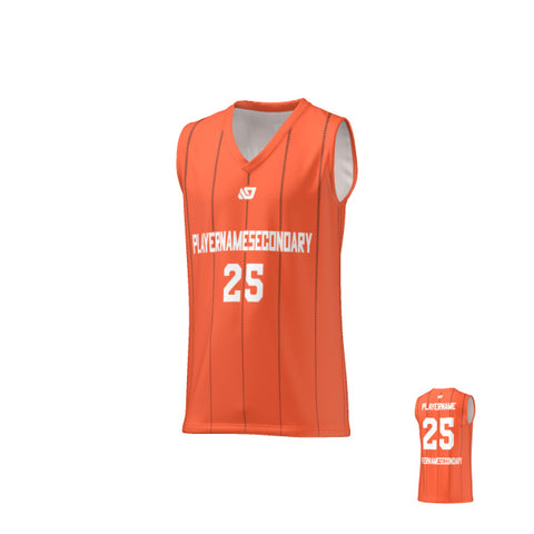 Basketball Jersey Stitch - Orange