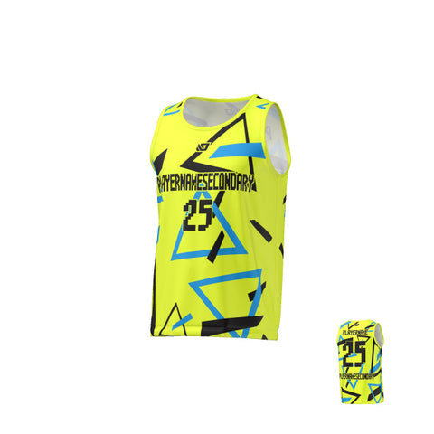 Flight Singlet Triangle - Neon Yellow