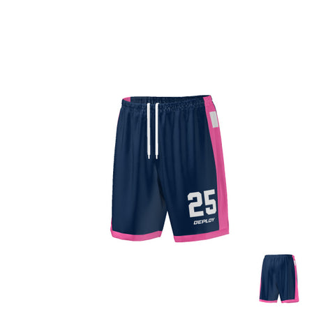 Oz Tag Shorts Accent - Navy & Pink
