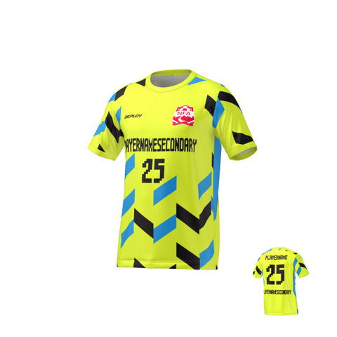 Nepean FA - Flight Jersey Arrows- Neon Yellow