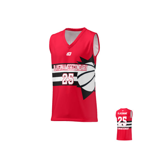 Basketball Jersey Sun - Red
