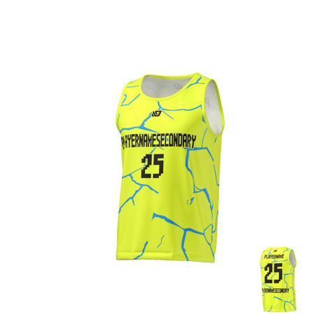 Flight Singlet Cracks - Neon Yellow