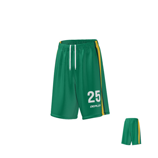 Basketball Shorts Stripes - Green