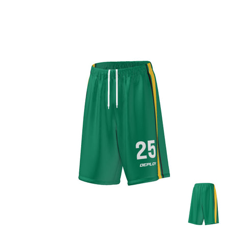 Basketball Shorts Stripes - Green