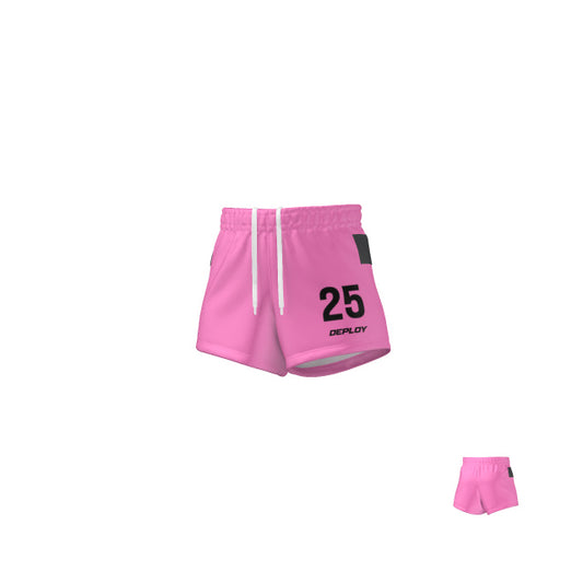 Oz Tag Shorts Plain - Pink - Youth