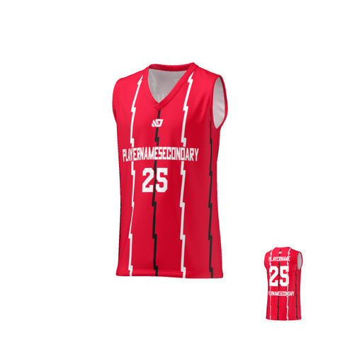 Basketball Jersey Lighting Strips - Red