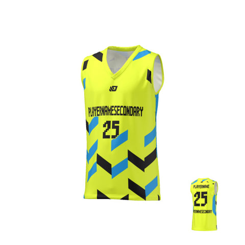 Basketball Jersey Arrows - Neon Yellow