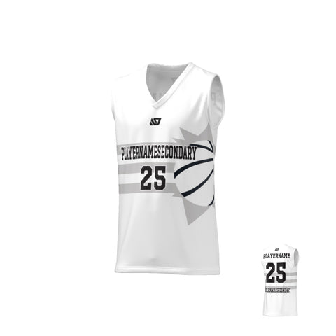 Basketball Jersey Sun - White