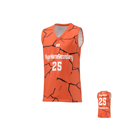 Basketball Jersey Cracks - Orange