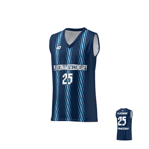 Basketball Jersey Flash - Navy