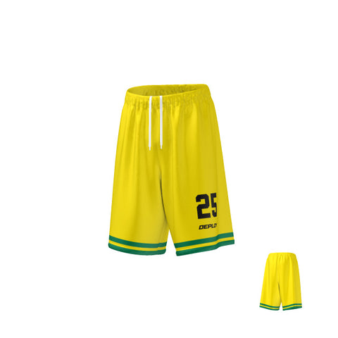 Basketball Shorts Hoops - Yellow