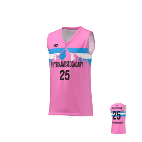 Basketball Jersey Mountains - Pink