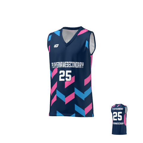 Basketball Jersey Arrows - Navy